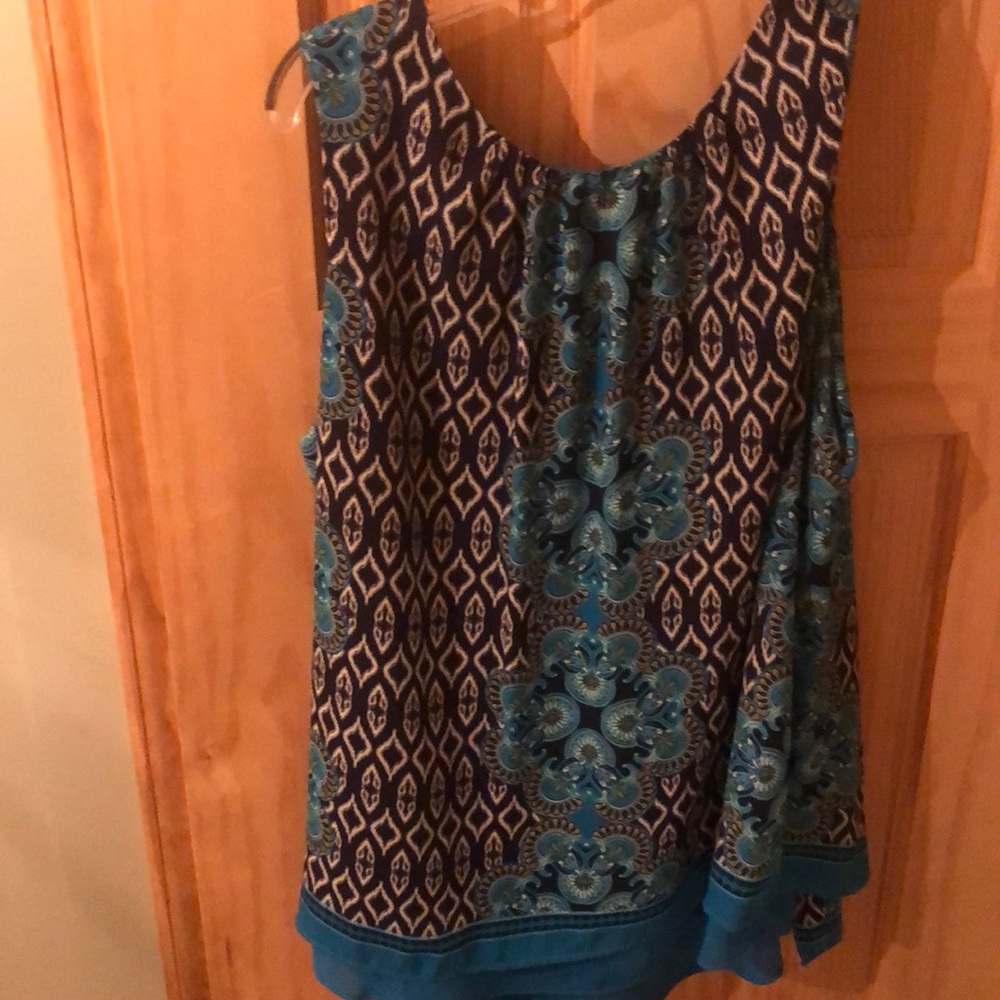 Fancy sleeveless blouse